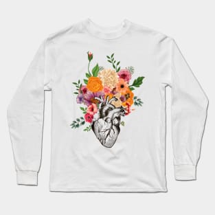 Flowers heart Long Sleeve T-Shirt